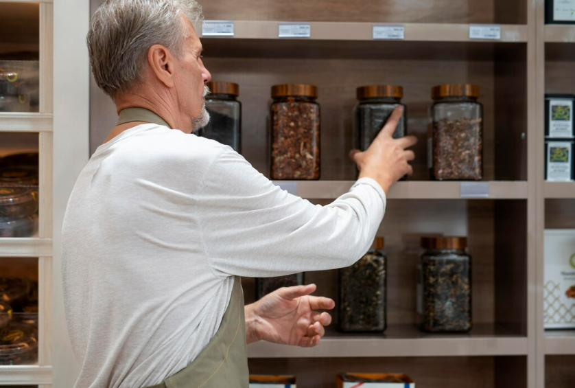 Can Food Storage Rack