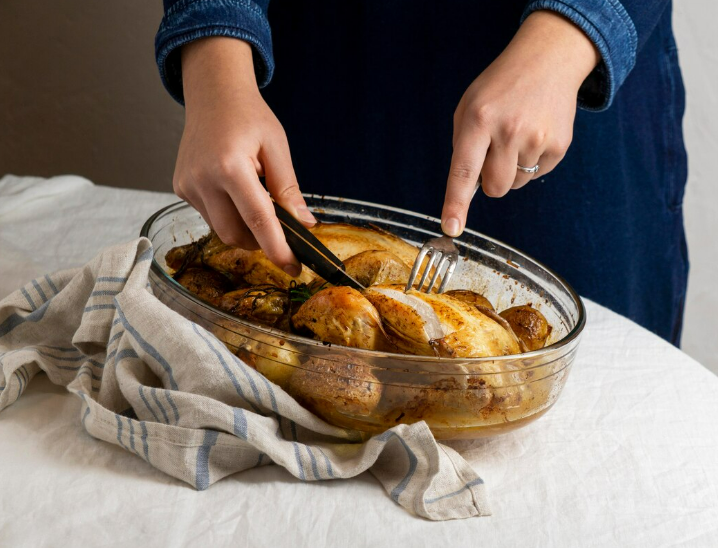 Baking Chicken with Foil vs. Without Foil